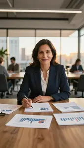 Professional Private Equity Analyst Analyzing Market Opportunity For A Potential