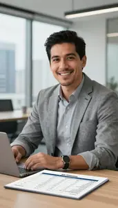 Professional Venture Capitalist Conducting Due Diligence On A Potential