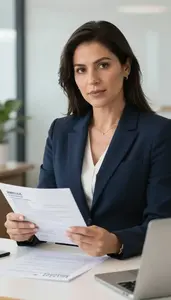 Recruiter Delivering Business Presentation