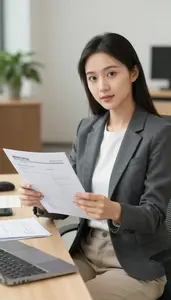Recruiter Leading Meeting In Corporate Office