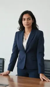 Sales Representative At Desk In Modern Office
