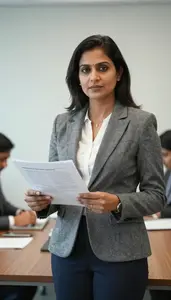 Strategy Consultant Delivering Business Presentation