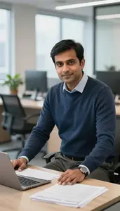 Successful Accountant In Business Meeting