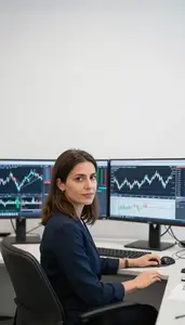 Successful Algorithmic Trader Managing Active Trading Positions