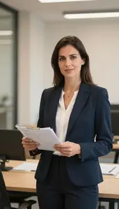Successful Banking Professional In Business Meeting