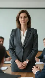 Successful Ceo In Business Meeting