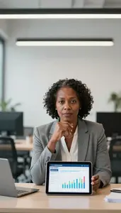 Successful Chief Investment Officer Comparing Benchmark Index Performance