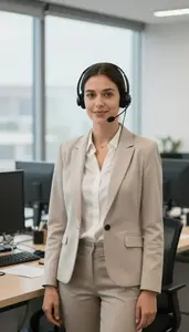 Successful Customer Service Manager In Business Meeting