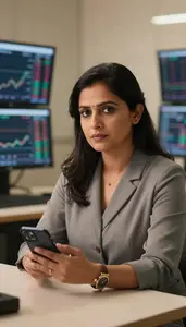Successful Day Trader Studying Price Action Patterns