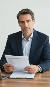 Successful Family Office Advisor Reviewing Investment Portfolio Performance
