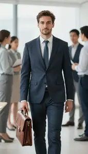 Successful Legal Counsel Working On Laptop