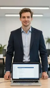 Successful Mergers And Acquisitions Specialist Presenting A Financing Proposal