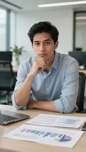 Successful Private Equity Partner Evaluating Exit Strategies