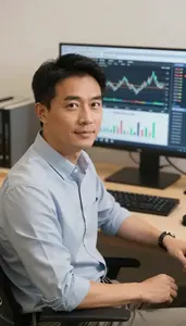 Successful Senior Portfolio Manager Evaluating Market Trends