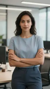 Successful Social Media Manager In Business Meeting