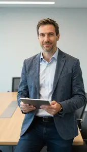 Successful Systems Architect In Business Meeting