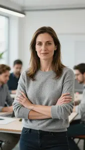 Successful Tech Lead In Business Meeting