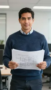 Systems Architect Delivering Business Presentation