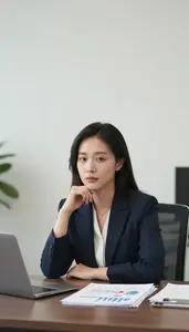 Wealth Strategist Discussing Long Term Financial Goals Stock Photo