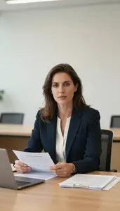 Woman Finance Professional Assessing Valuation Models