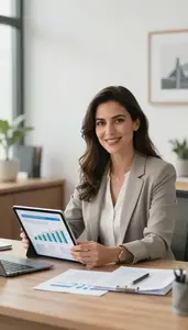 Woman Finance Professional Exploring Tax Efficient Investment Options