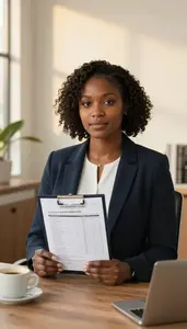 Woman Investment Professional Presenting A Wealth Management Plan