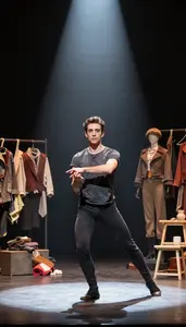 Actor Choreographing Dance Routine On An Opera House Stage In Professional