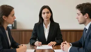 Arbitrator Arbitrating Business Conflict A Mediation Conference Room