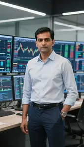 Confident Investment Manager In Professional Setting