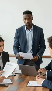 Confident Talent Acquisition Manager In Professional Setting