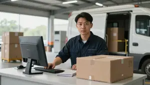 Customs Broker Managing Import Export A Vehicle Inspection Station
