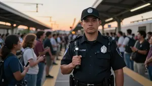 Event Security Managing Crowd Control At A Transit Rail Station Platform