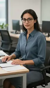 Expert Accountant In Corporate Workspace