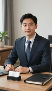 Hotel Manager Hosting Webinar From In A Corporate Training Room In Professional