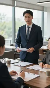 Hotel Manager Negotiating Terms Vendor In A Restaurant Private Dining Room For