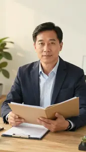 Man Investment Professional Discussing Savings Goals