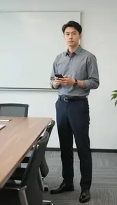 Hr Manager Leading Meeting In Corporate Office