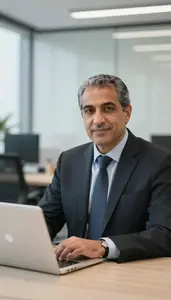 It Manager At Work In Modern Office Setting