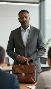 Marketing Director Delivering Business Presentation
