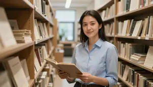 Museum Curator Preserving Historical Documents In An Art History Research