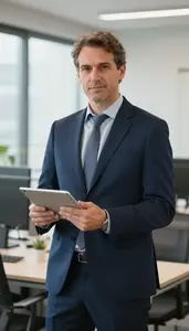 Operations Manager Delivering Business Presentation