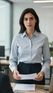Paralegal Leading Meeting In Corporate Office