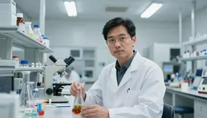 Particle Physicist Studying Quantum Phenomena In A Plasma Physics Research
