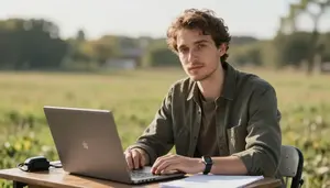 Poet Corresponding From Foreign At A Live News Reporting Scene In Professional
