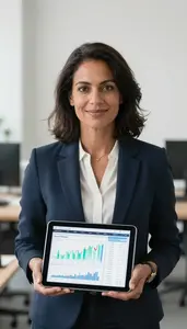 Professional Asset Allocation Specialist Studying Sector Rotation Patterns
