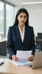 Professional Financial Manager Collaborating With Team