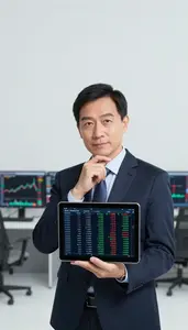 Professional Options Trader Reviewing Trading Performance Metrics