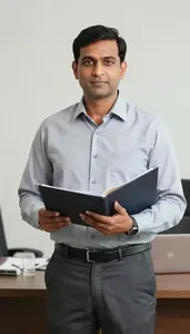 Professional Paralegal Collaborating With Team