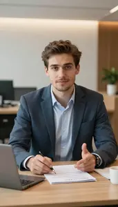 Professional Wealth Manager Discussing Risk Tolerance And Investment Options