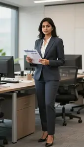 Professional Wealth Manager Collaborating With Team